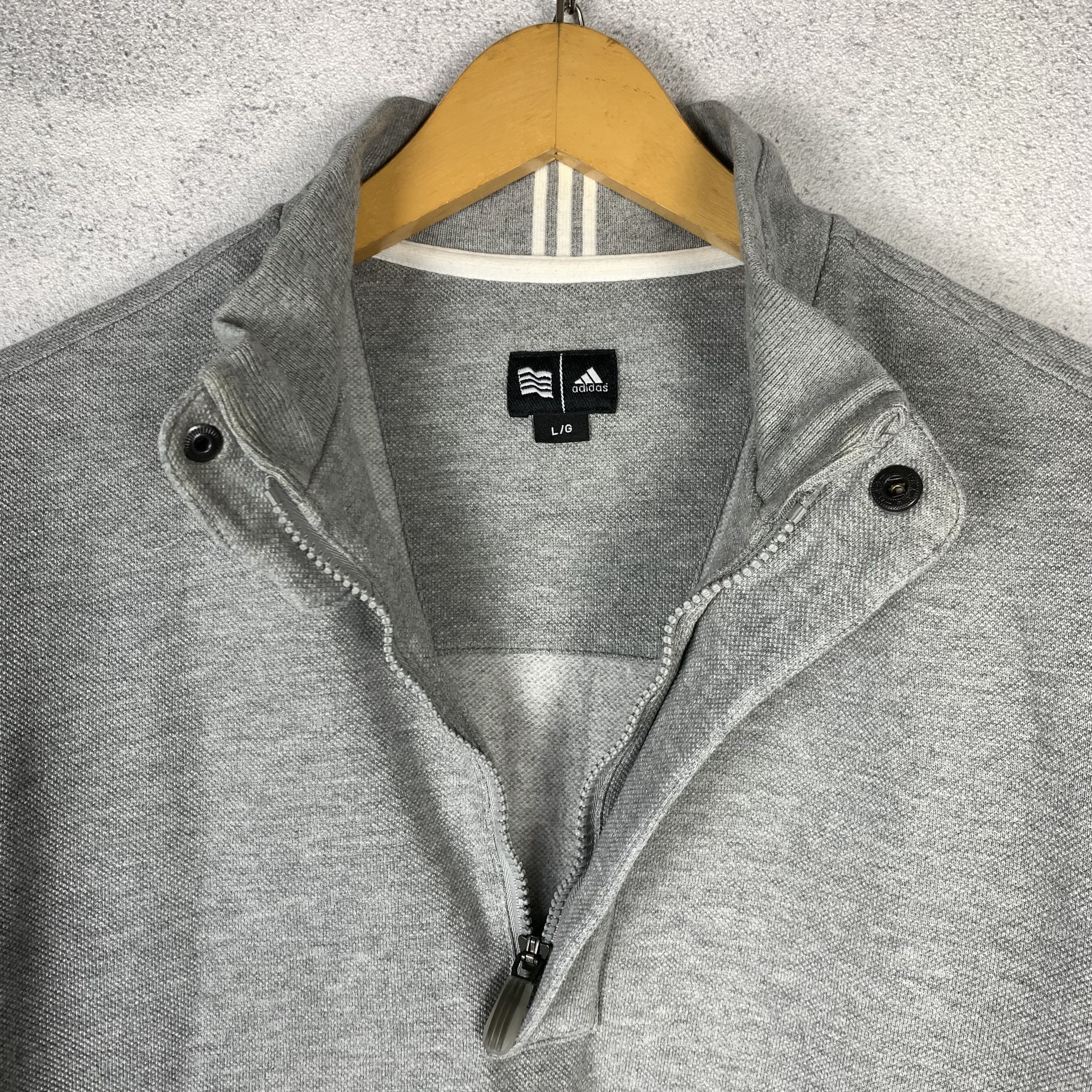 Adidas Adidas Trefoil Y2K Sweatshirt Crewneck Half Zip Size US L / EU 52-54 / 3 - 5 Thumbnail