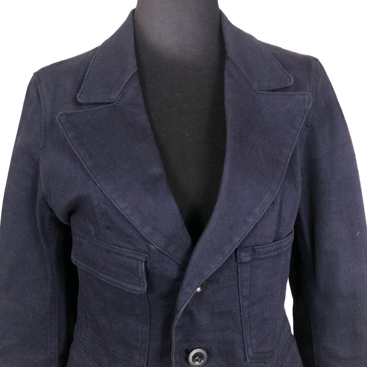 Yohji Yamamoto Vintage Yohji Yamamoto + Noir 2009 A/W Tailored Jacket Size S / US 4 / IT 40 - 5 Thumbnail