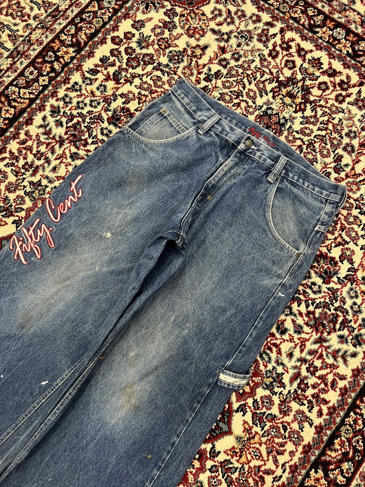 50 Cent × Vintage Crazy Vintage 50 cent hip hope denim Size US 36 / EU 52 - 5 Thumbnail
