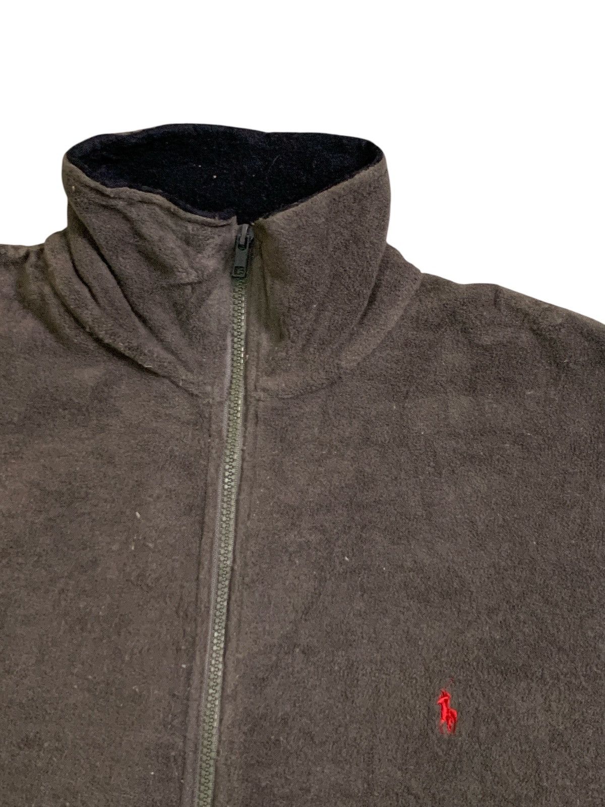 Designer × Polo Ralph Lauren × Ralph Lauren Rare Design Vintage Polo Ralph Lauren Fleece Jacket Size US L / EU 52-54 / 3 - 3 Thumbnail