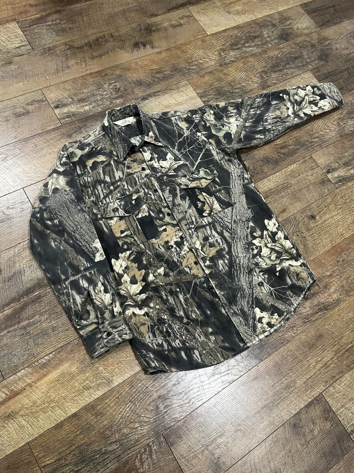 Redhead VTG 90s Mossy Oak Camo Hunting Button Up Shirt RedHead USA L Size US L / EU 52-54 / 3 - 1 Thumbnail