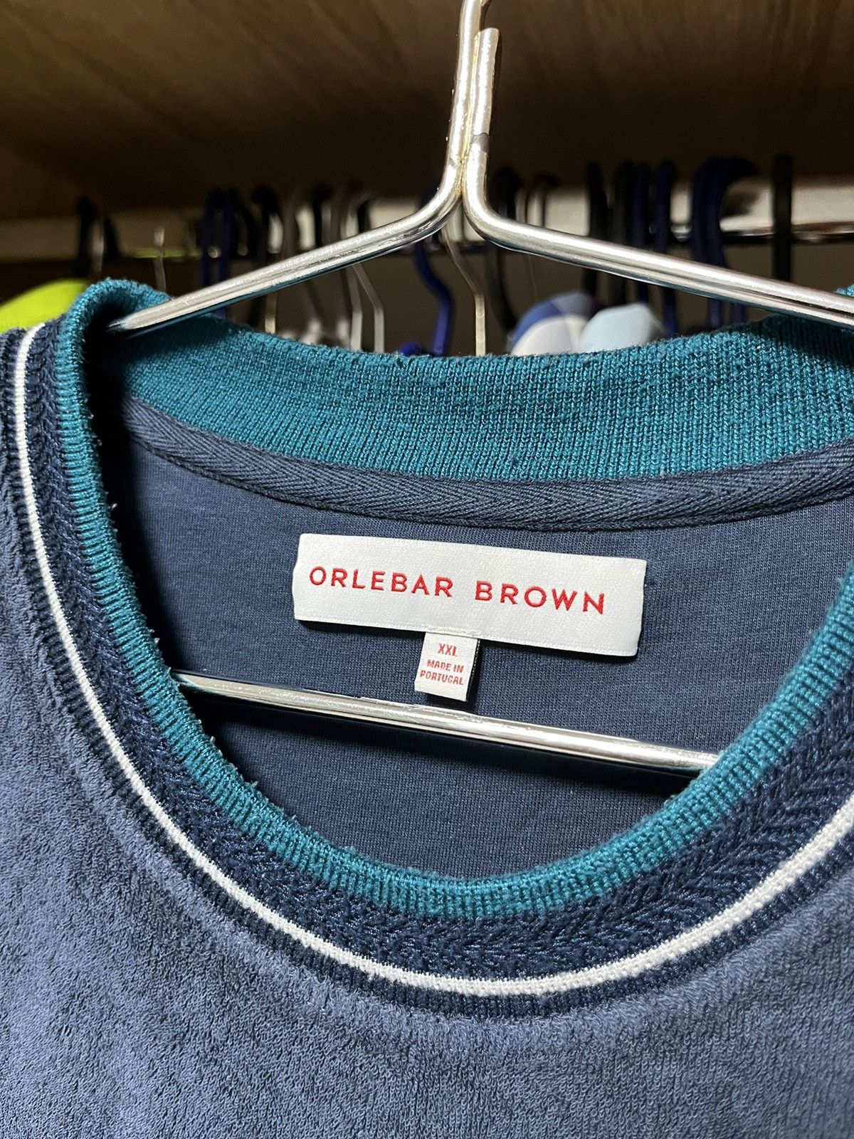 Designer × Orlebar Brown 🔴 ORLEABAR BROWN LUXURY DESIGNER STREETWEAR Y2K SWEATSHIRT Size US XXL / EU 58 / 5 - 3 Thumbnail