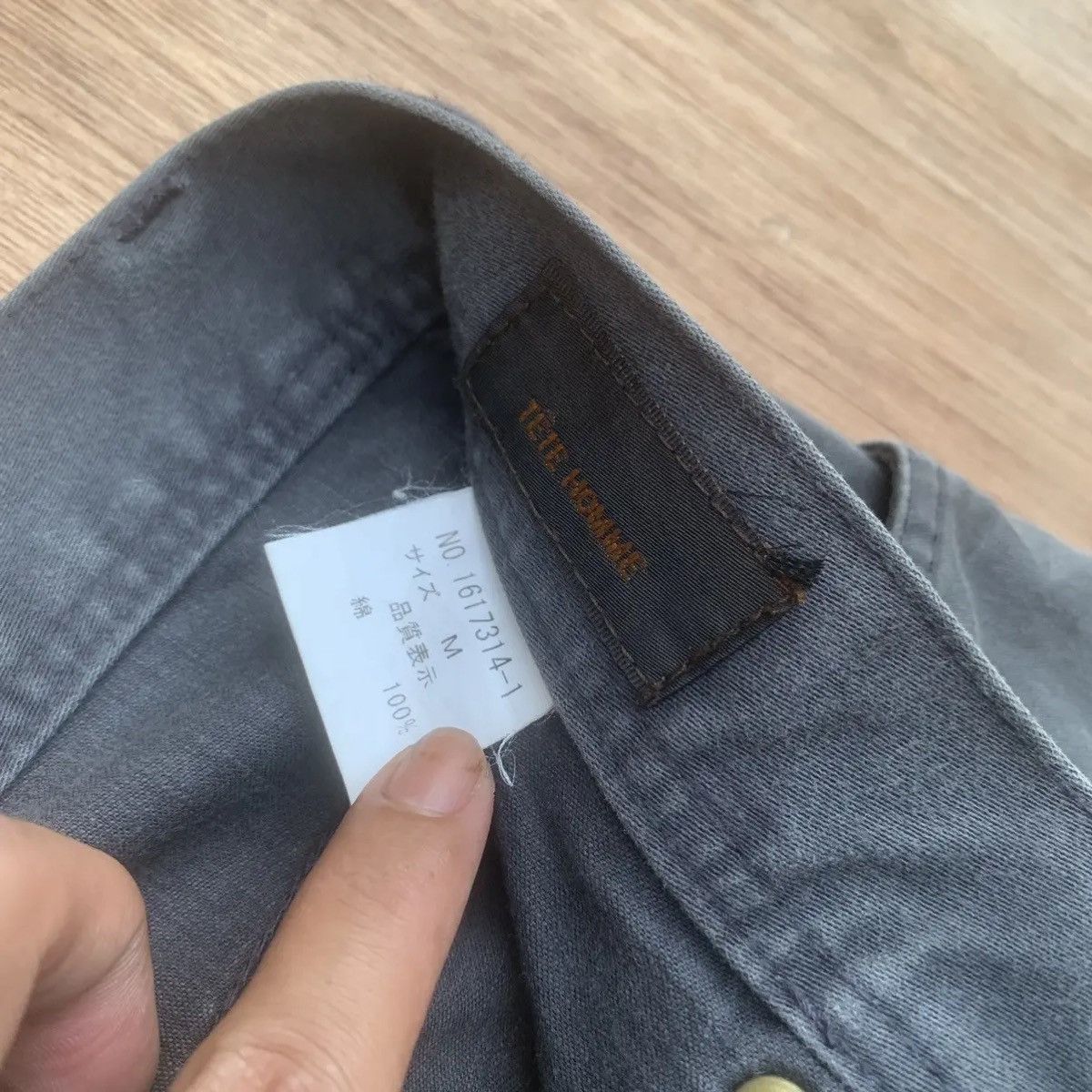 Final Home STEALS💥TETE HOMME TROUSERS STUDDED ISSEY MIYAKE FADED PANTS Size US 31 - 9 Thumbnail
