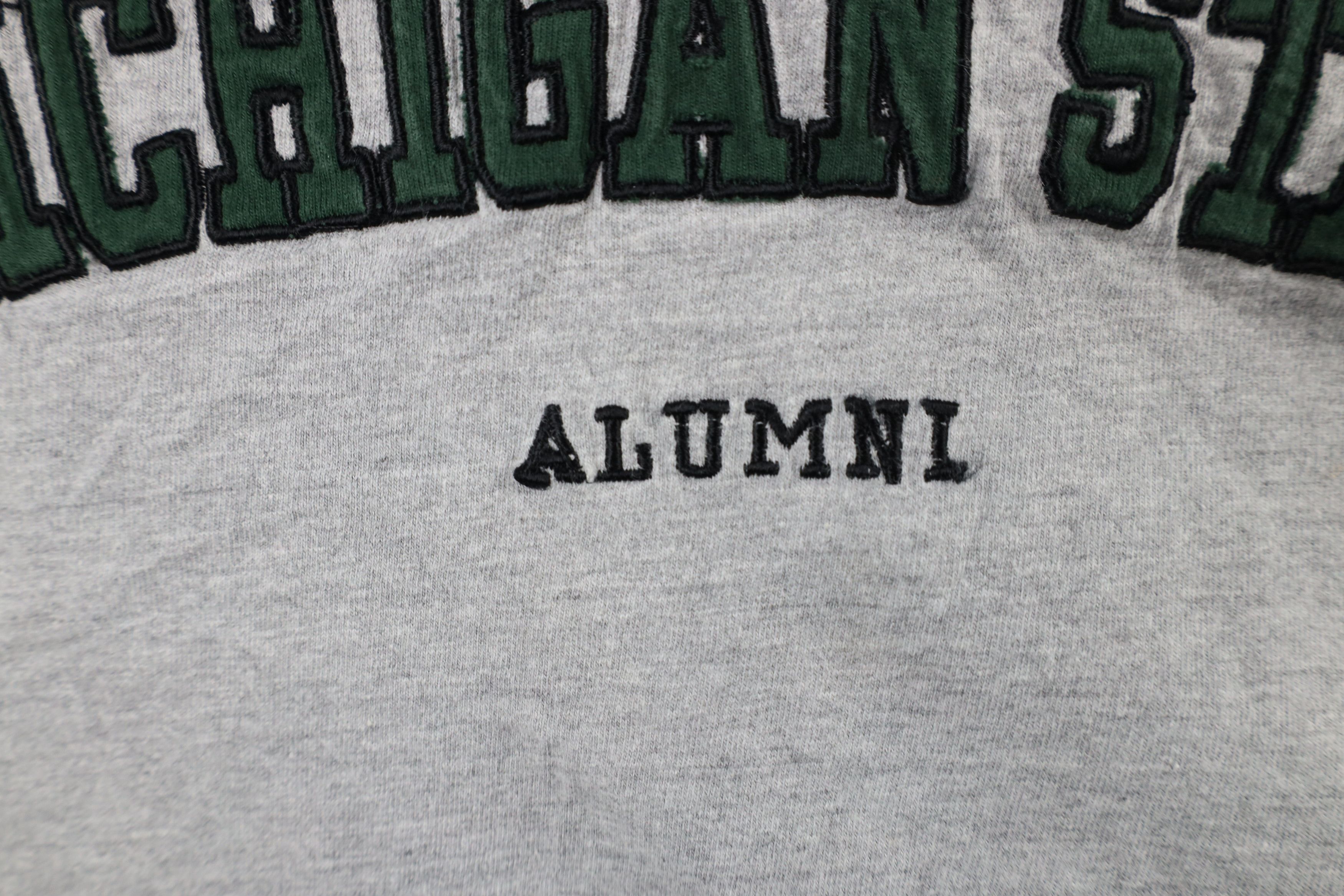 Vintage Vintage 90s Michigan State University Short Sleeve T-Shirt Size US XL / EU 56 / 4 - 5 Thumbnail