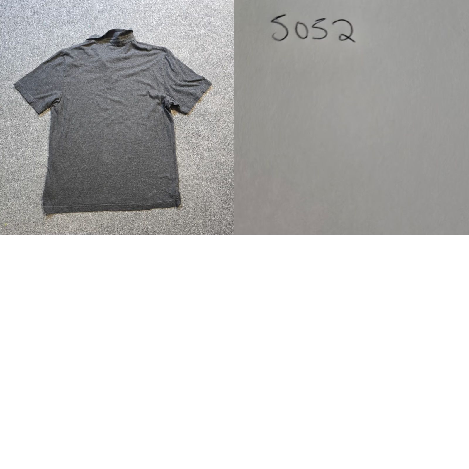 TravisMathew Travis Mathew Shirt Mens Medium Gray Stripe Short Sleeve Performance Golf Casual Polo Shirt Size US M / EU 48-50 / 2 - 8 Thumbnail