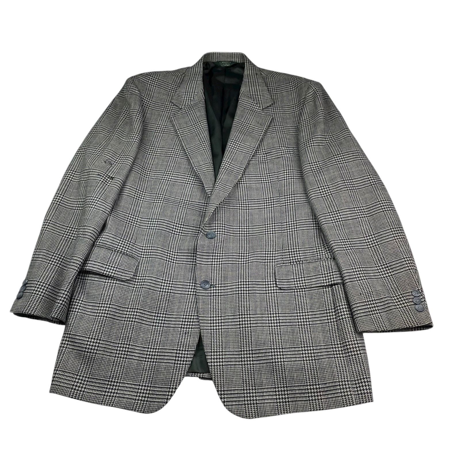 Nordstrom VTG Nordstrom x Broadmoor & Pike Men's 100% Wool Blazer Gray Size 46L - 2 Thumbnail