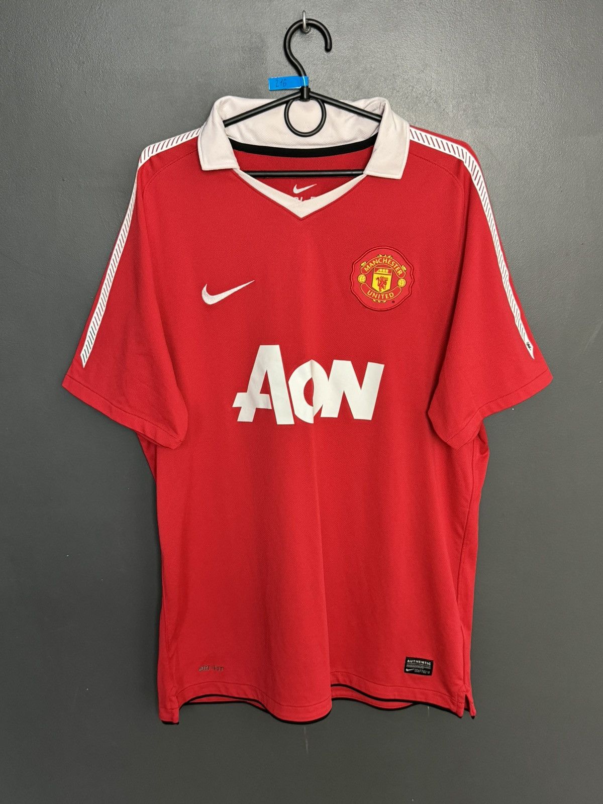 Nike Manchester United 10/11 Home Football Jersey T-Shirt Size US L / EU 52-54 / 3 - 1 Thumbnail