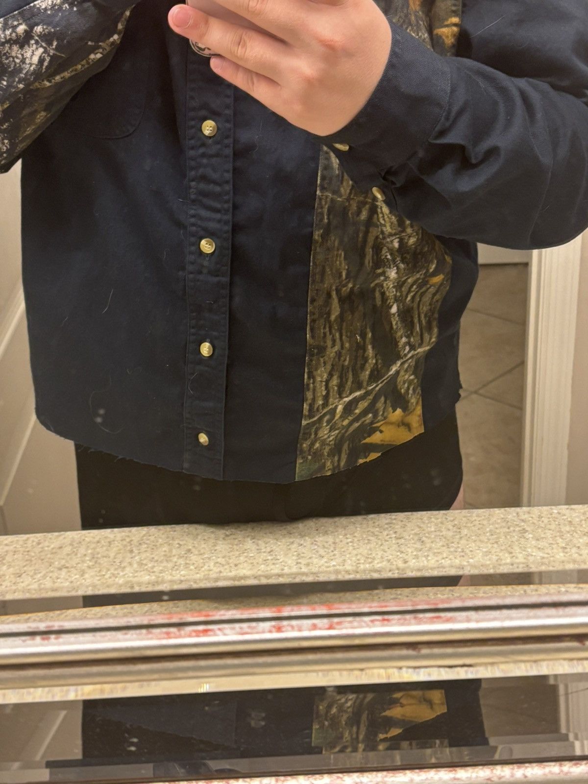 Mossy Oaks Mossy Oak x Roper button up with a cool black+camo design Size US L / EU 52-54 / 3 - 8 Thumbnail