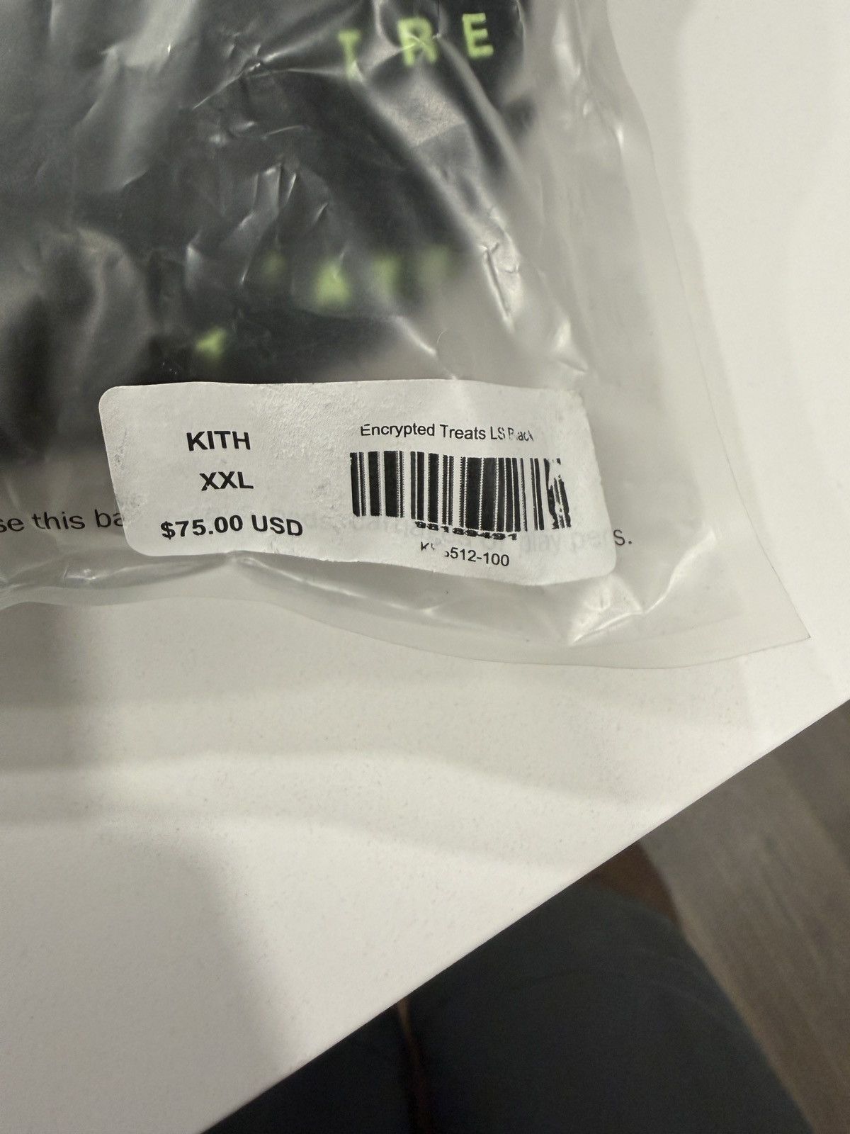 Kith Kith Treats L/S Encrypted Black Size XXL FW18 Size US XXL / EU 58 / 5 - 8 Thumbnail