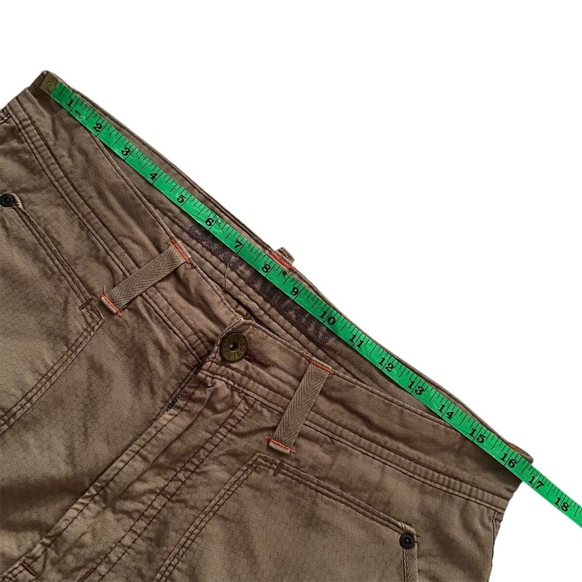 Edwin EDWIN 505 Khaki 3D Front Pocket Tactical Combat Cargo Pants Size US 33 - 10 Thumbnail