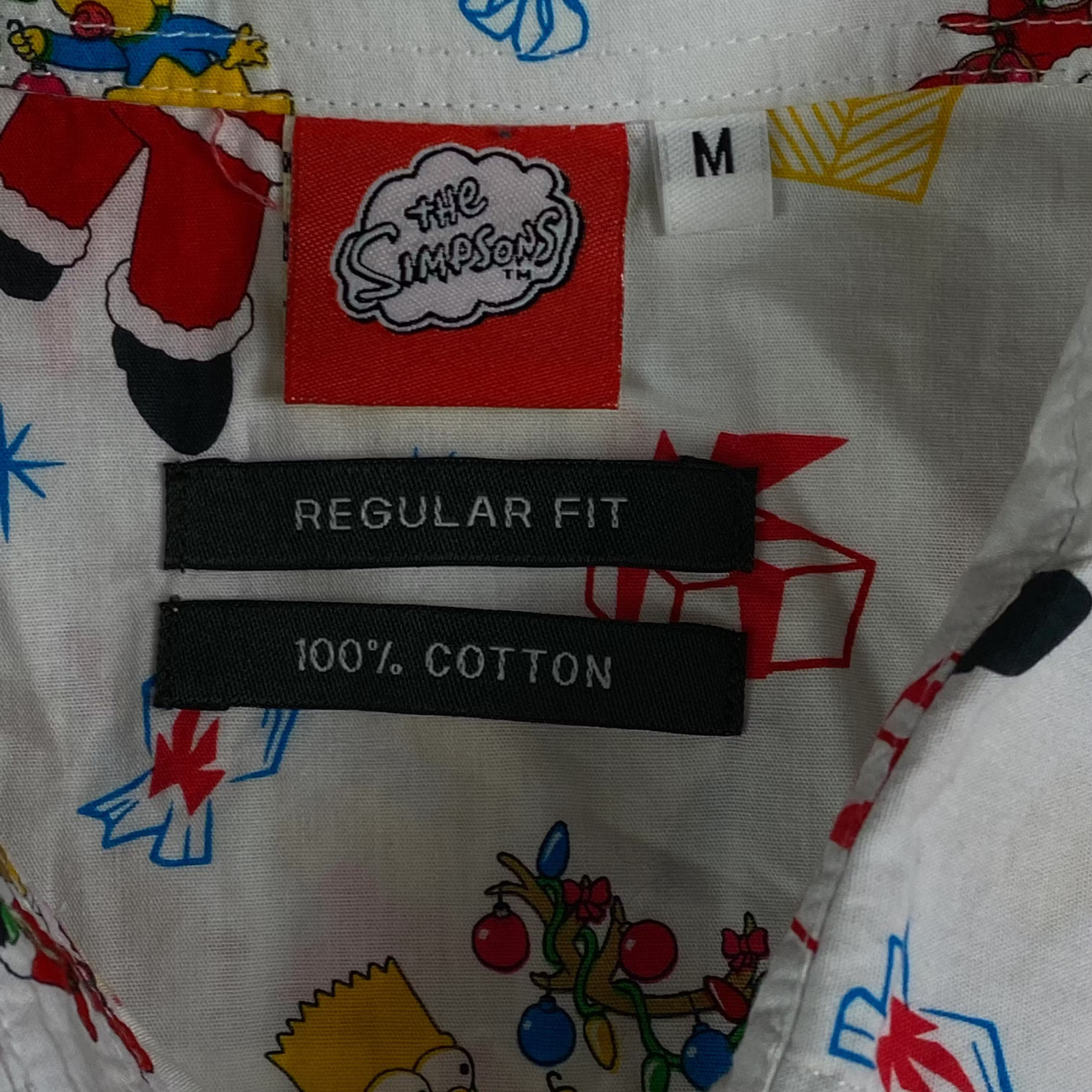 The Simpsons × Vintage Mens Shirt The Simpsons New Year Monogram Size M Size US M / EU 48-50 / 2 - 4 Thumbnail