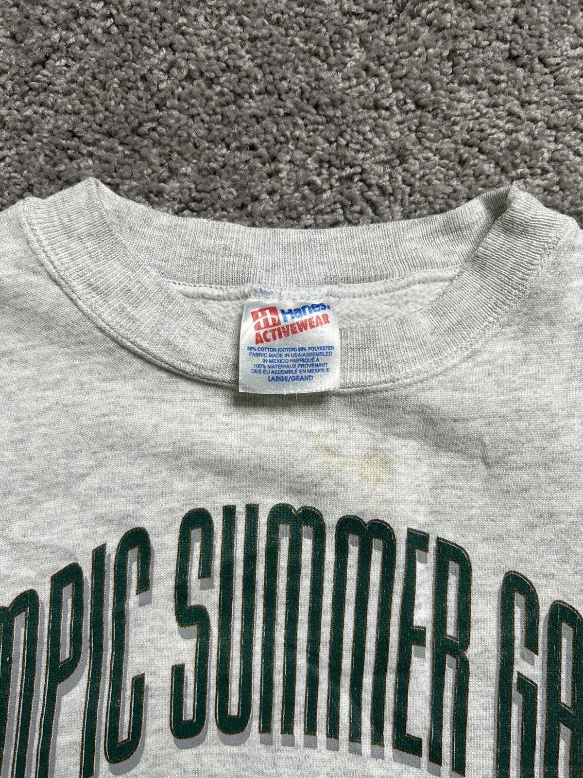 Vintage Vintage 90s Olympics Crewneck Dated 1992 1996 Made in USA Size US L / EU 52-54 / 3 - 4 Thumbnail