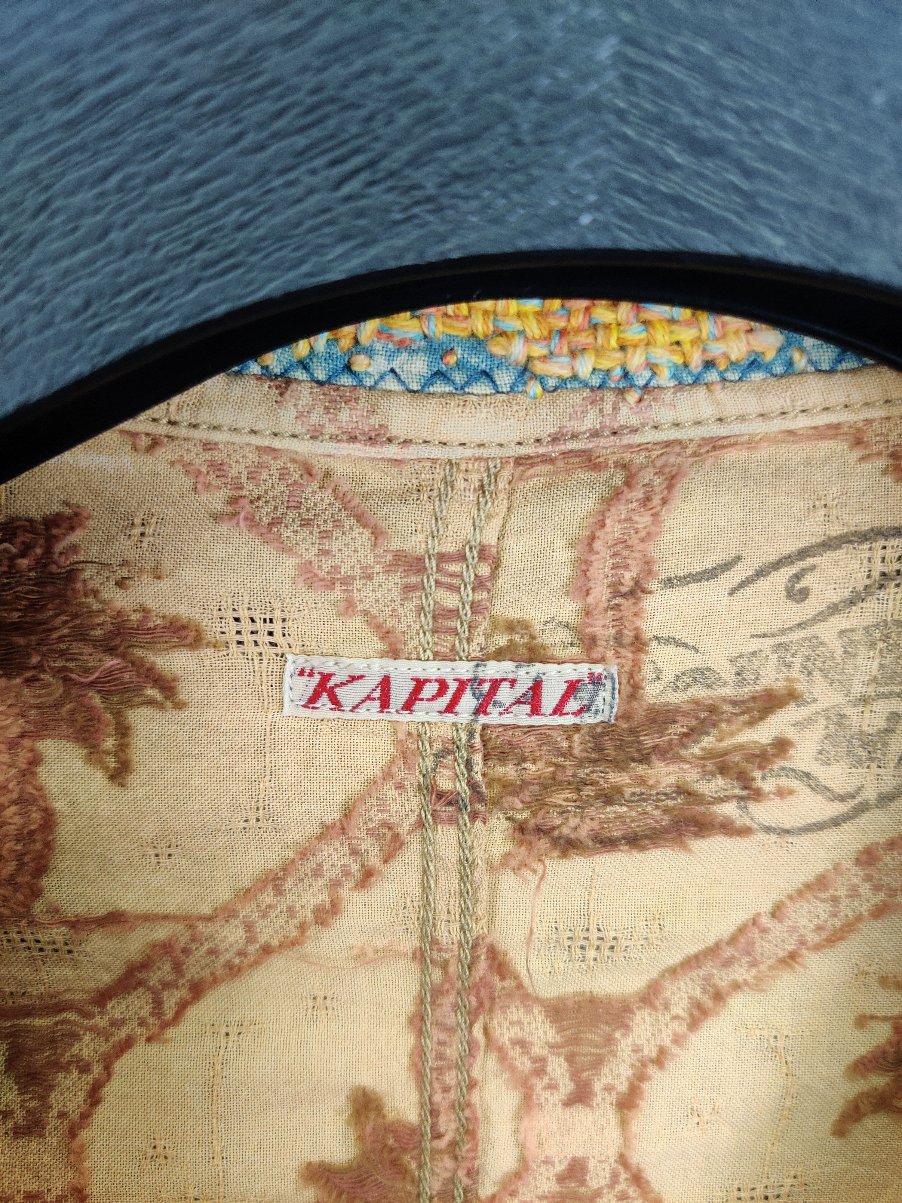 Kapital Vintage Kapital Woven Palm Tree Patchwork Jacket Size US M / EU 48-50 / 2 - 10 Thumbnail
