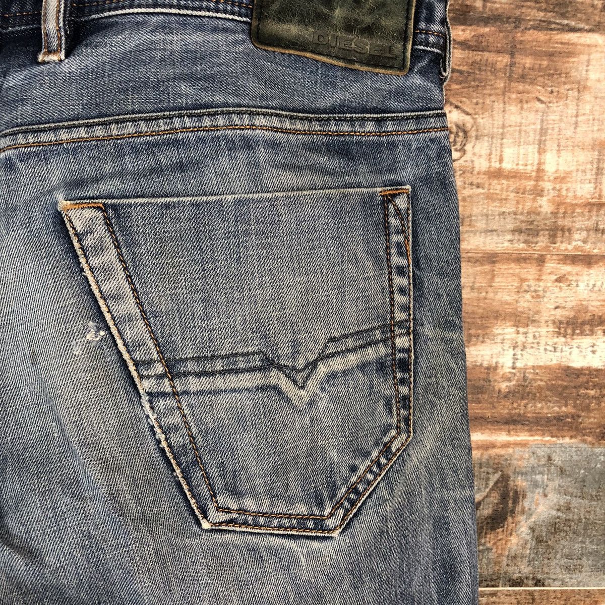 Diesel DL Diesel Industries faded Blue Denim Pants #C160 Size US 34 / EU 50 - 16 Thumbnail