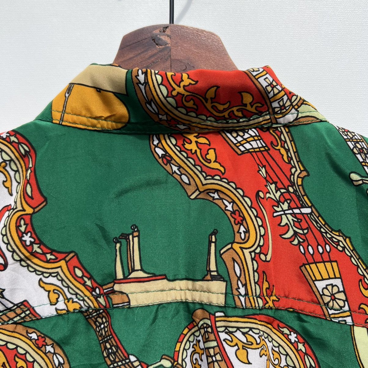 Kansai Yamamoto Kansai Yamamoto Silk All Over Print Silk Blouse XS S Size S / US 4 / IT 40 - 5 Thumbnail
