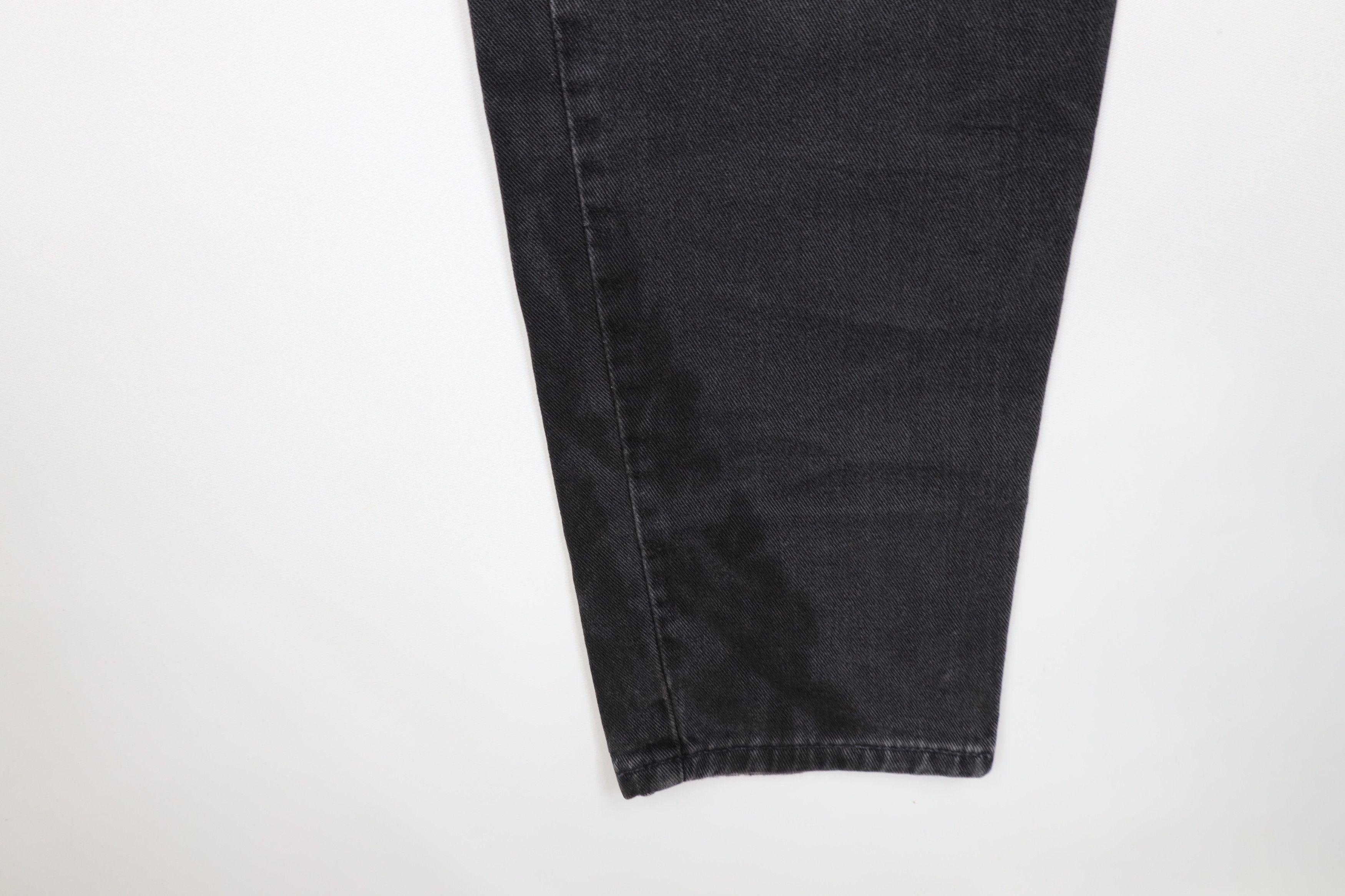 Levi's Vintage Y2K 2001 Levis 550 Tapered Leg Jeans Black USA Size 36" / US 14 / IT 50 - 5 Thumbnail