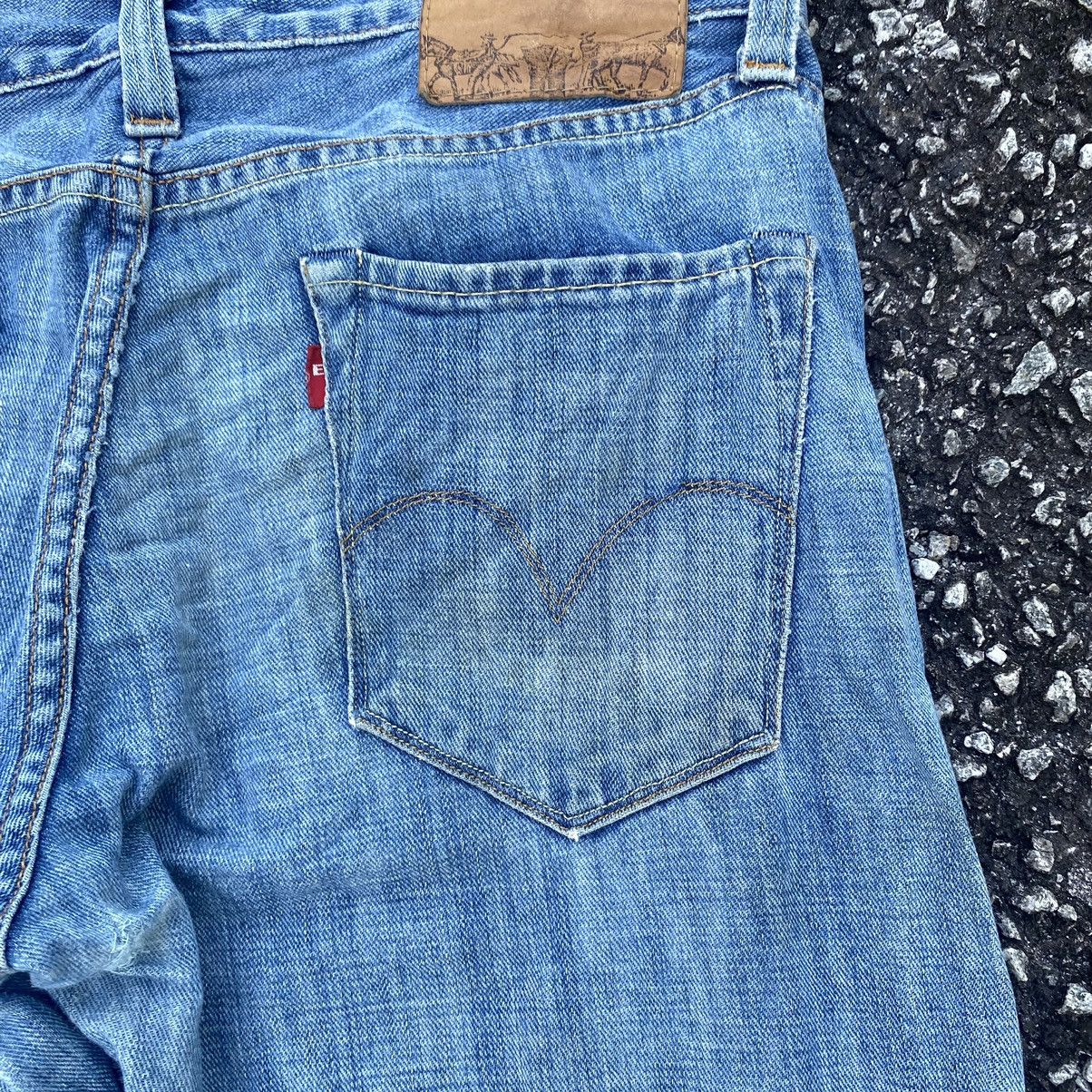 Handmade × Levi's × Vintage Vintage Levis Capital E Hesher Boot Flare Denim Jeans Size US 31 - 13 Thumbnail