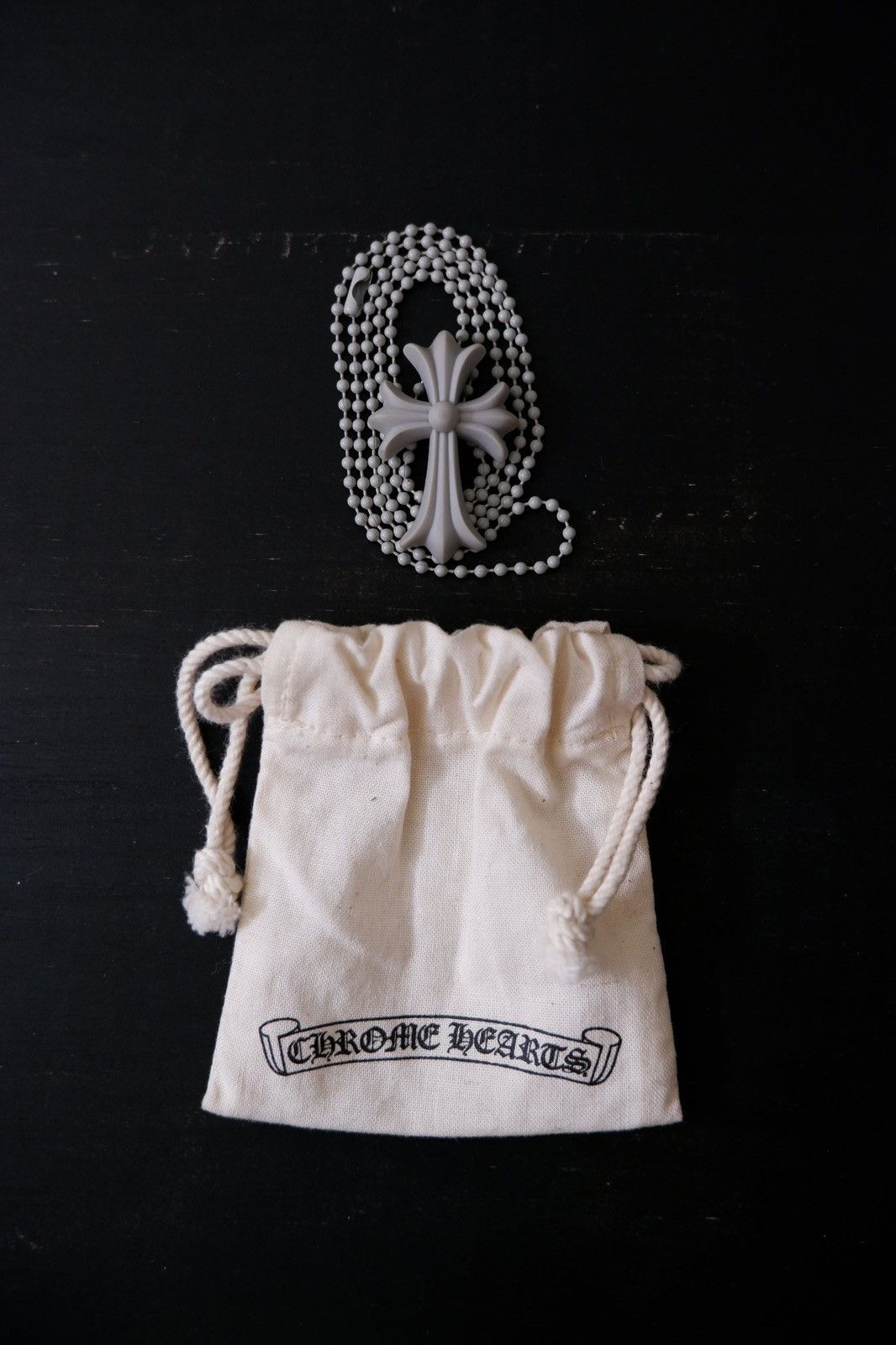 Chrome Hearts Chrome Hearts Silichrome Cross Necklace Size ONE SIZE - 1 Thumbnail
