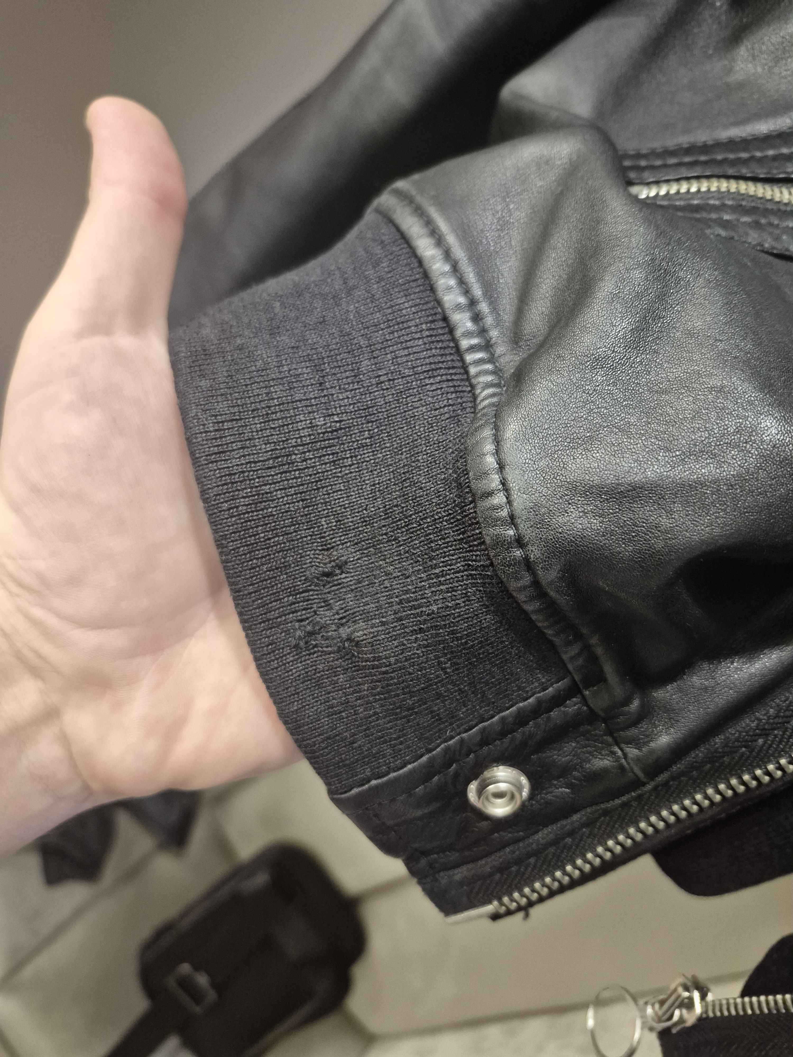 Diesel Diesel men leather bomber jacket Size US XL / EU 56 / 4 - 7 Thumbnail