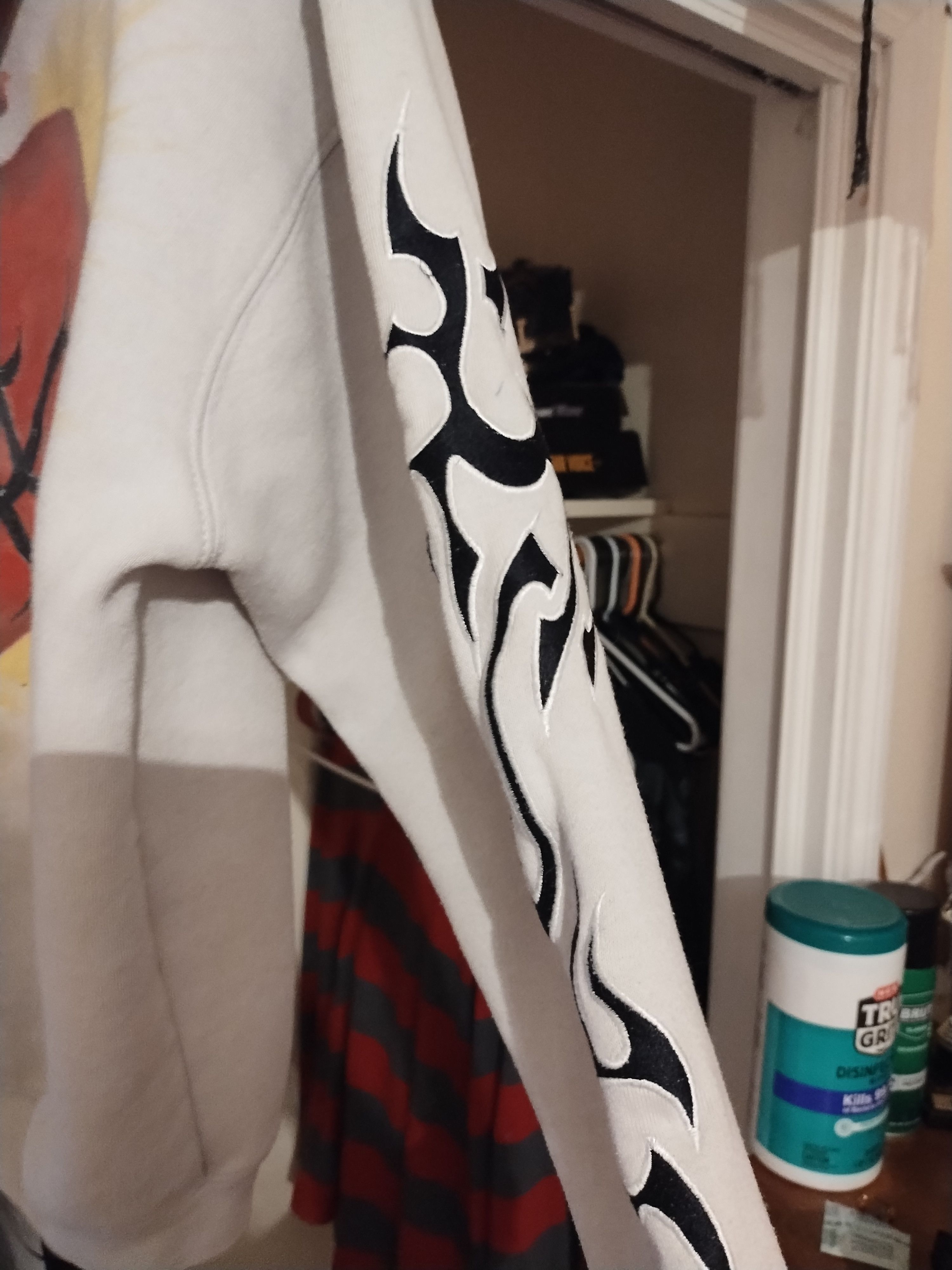 Other Hard Y2K Silver Point Graphic Hoodie, Custom Painted Size US M / EU 48-50 / 2 - 4 Thumbnail