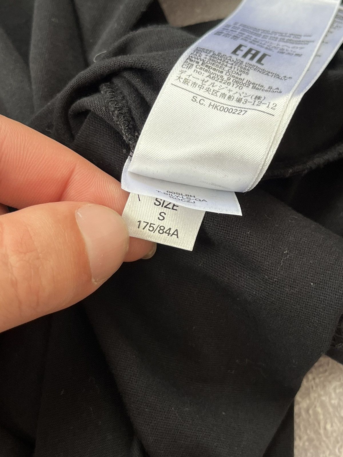 Diesel Diesel Big Logo Long Sleeve t-shirt center logo opium drain Size US S / EU 44-46 / 1 - 6 Thumbnail