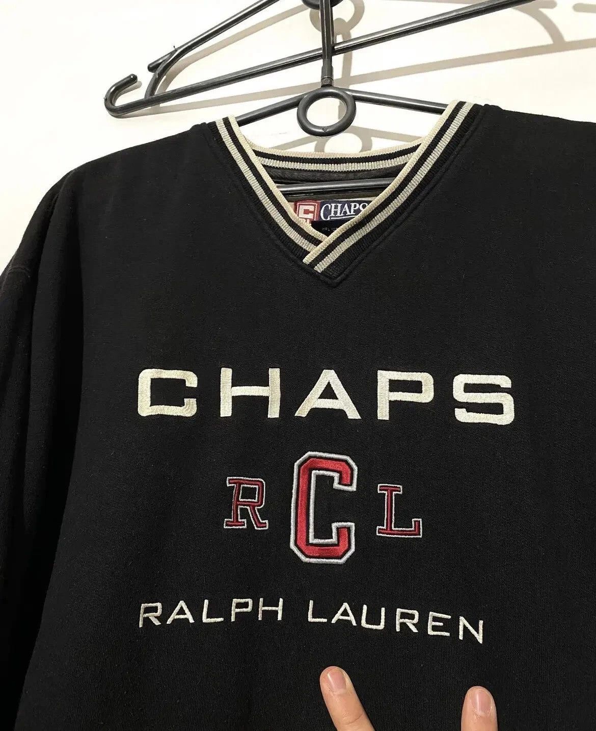 Chaps VINTAGE CHAPS RALPH LAUREN SWEATSHIRT PULLOVER BIG LOGO Size US L / EU 52-54 / 3 - 2 Thumbnail