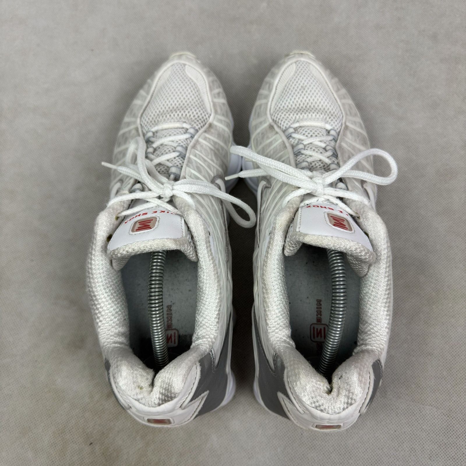 Nike Nike Shox TL AV3595-100 Men's White Swoosh Sneakers Shoes 12 Size US 12 / EU 45 - 4 Thumbnail