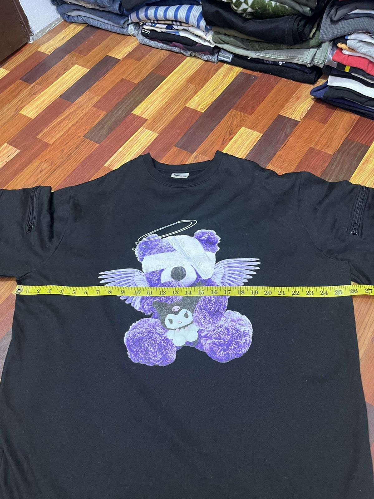 Anime Sanrio Kuromi Angel Graphic Sweatshirt Oversized XL Size US XL / EU 56 / 4 - 12 Thumbnail