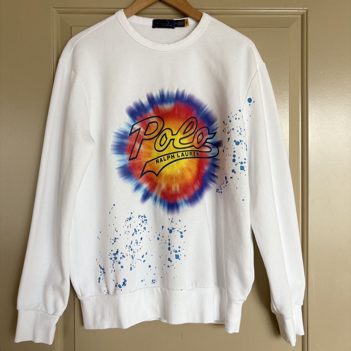Polo Ralph Lauren POLO Ralph Lauren Tie Dye Graphic Paint Splatter Crew Neck M Size US M / EU 48-50 / 2 - 1 Thumbnail