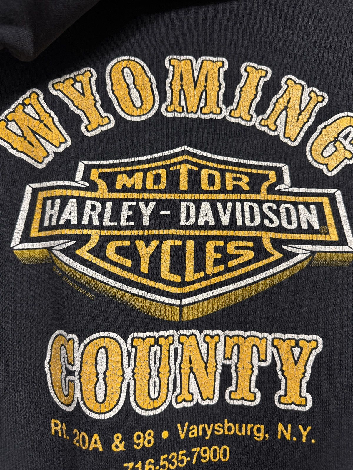 Vintage Vintage 80s Harley Davidson Flame Hoodie Rare Size US XL / EU 56 / 4 - 9 Thumbnail