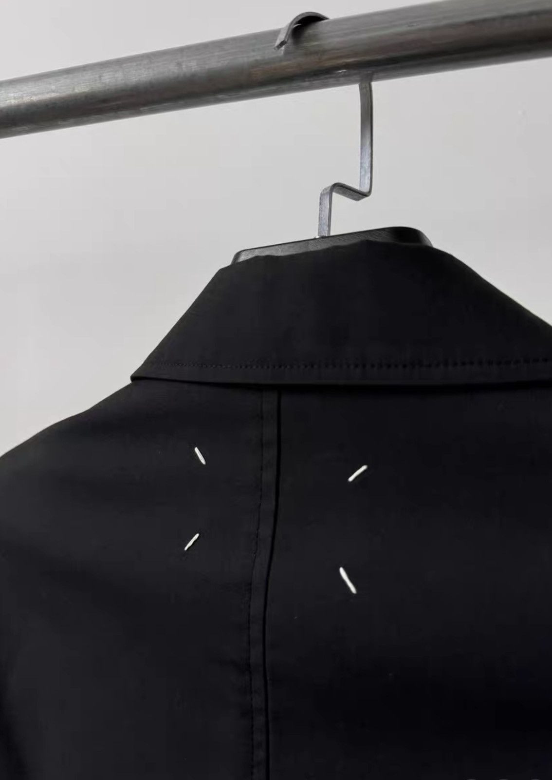 Maison Margiela MAISON MARGIELA AW20 Black Windbreaker Coat Size US XXS / EU 40 - 3 Thumbnail
