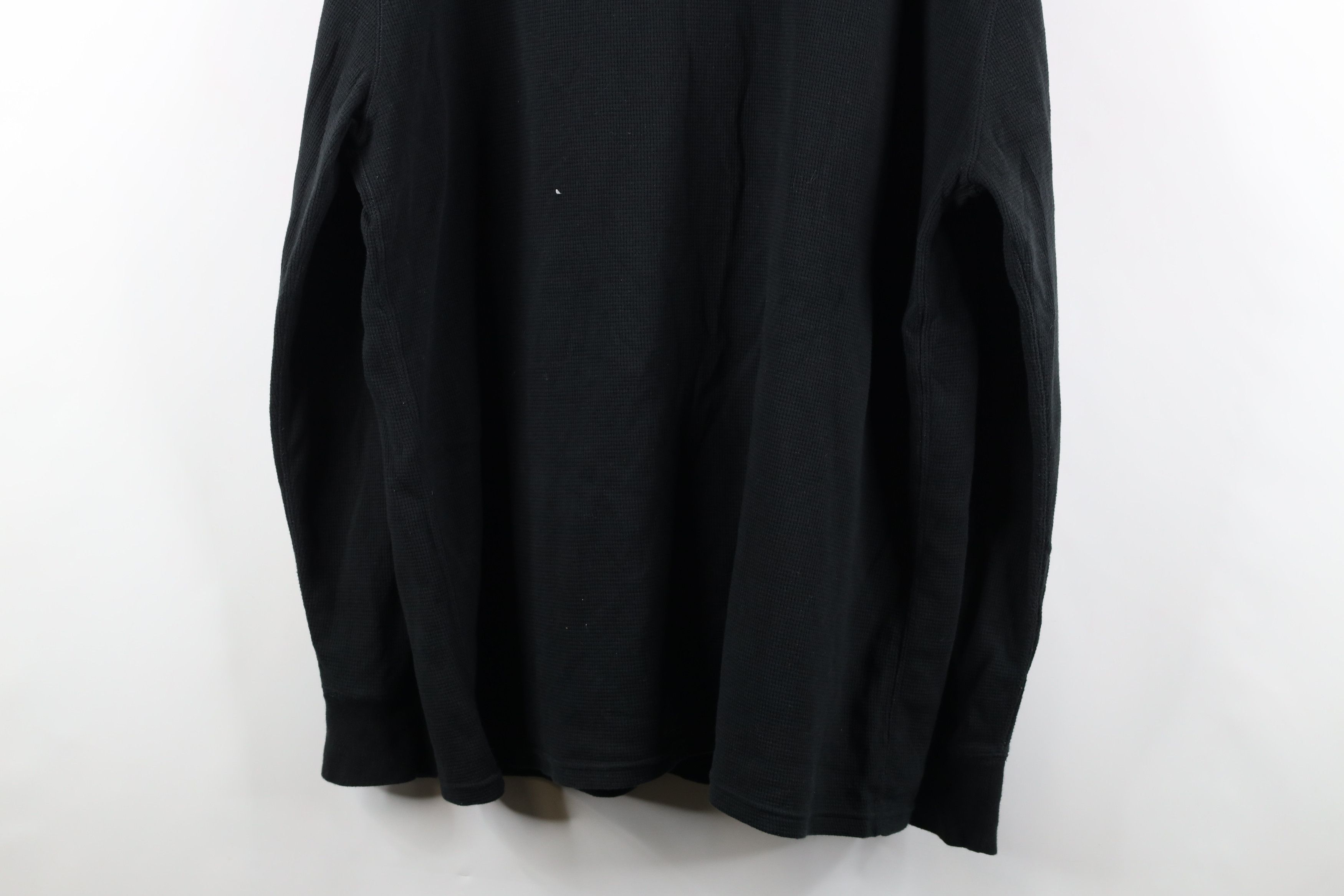 Ralph Lauren Vintage Ralph Lauren Waffle Knit Long Sleeve T-Shirt Black Size US XXL / EU 58 / 5 - 11 Thumbnail