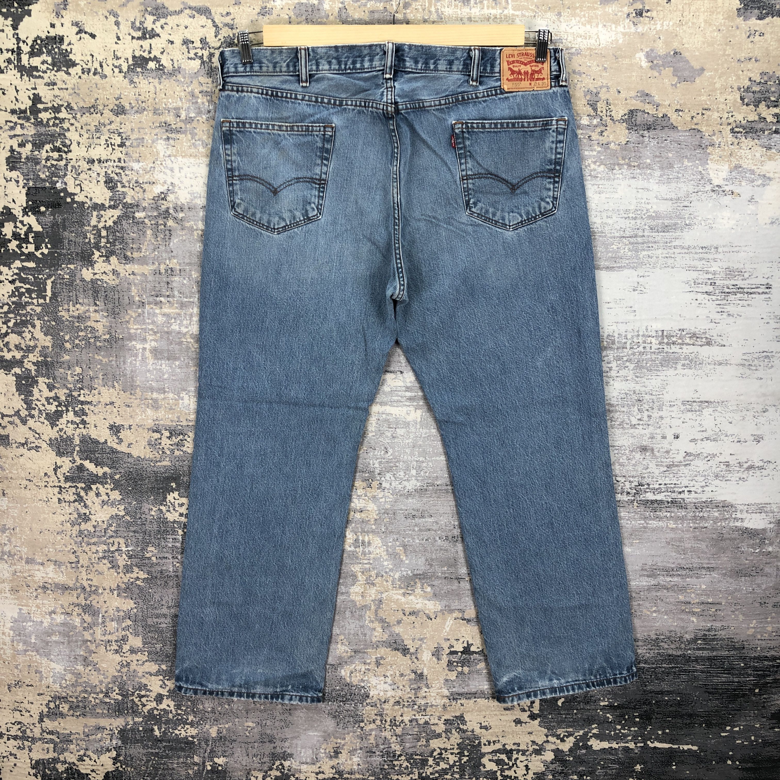 Levi's Vintage Y2K Levis Baggy Loose Jeans Levi's 559 Faded Denim Size US 42 / EU 58 - 2 Thumbnail