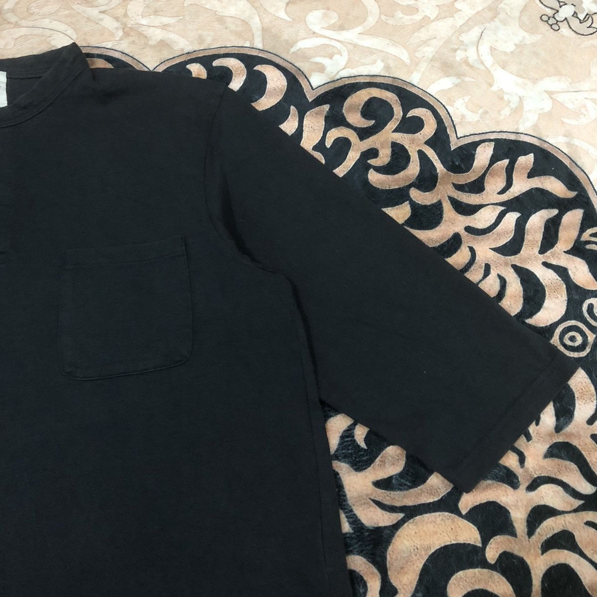 Japanese Brand × Sage De Cret Rare Distressed Sage De Cret Japan 3/4 Henley Tees Size US S / EU 44-46 / 1 - 3 Thumbnail