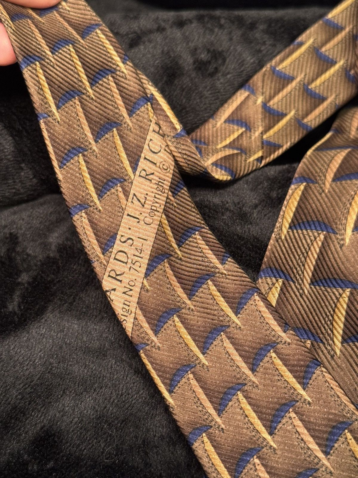 Nordstrom Nordstrom J.Z. Richards All Silk Tie Brown Size ONE SIZE - 2 Thumbnail