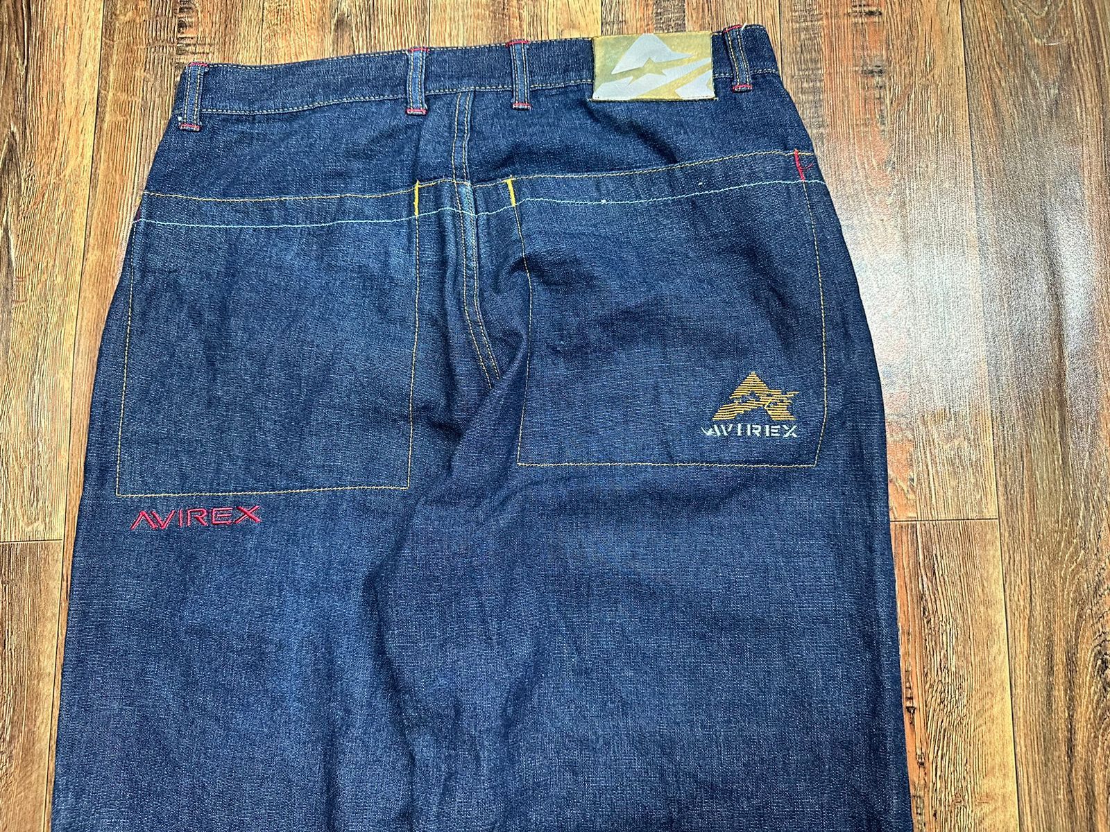 Avirex × Vintage Vintage Y2K Avirex NYC hip hop embroidered baggy Size US 32 / EU 48 - 8 Thumbnail