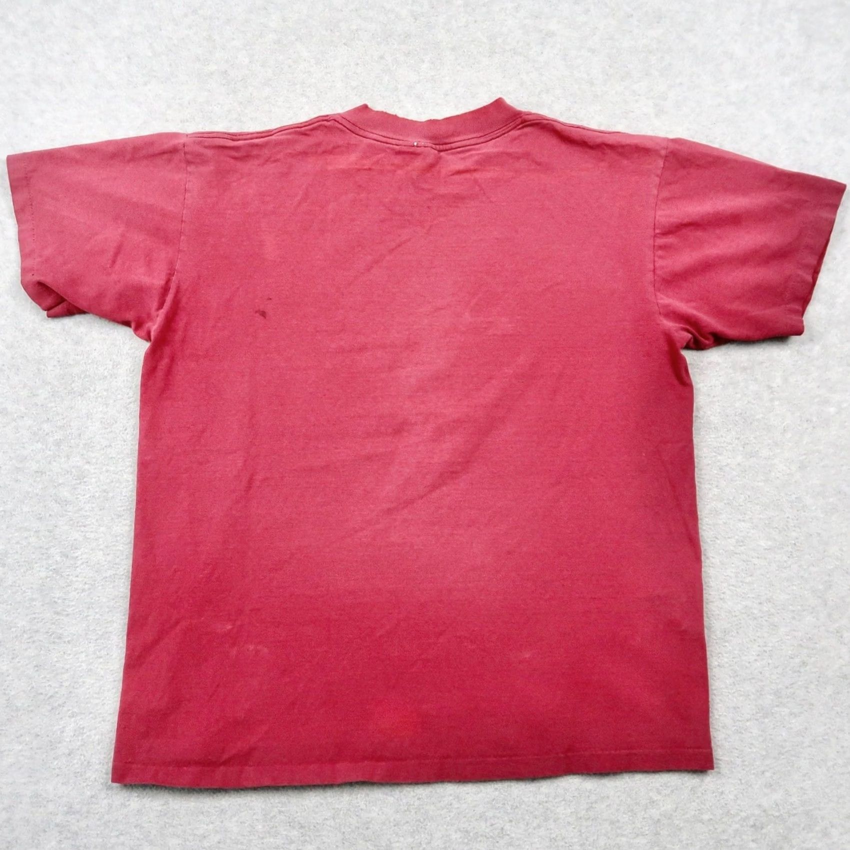 Vintage VINTAGE Oneita ASU Sun Devils Shirt Large Red 90s Arizona State Single Stitch Mens Size US L / EU 52-54 / 3 - 2 Thumbnail