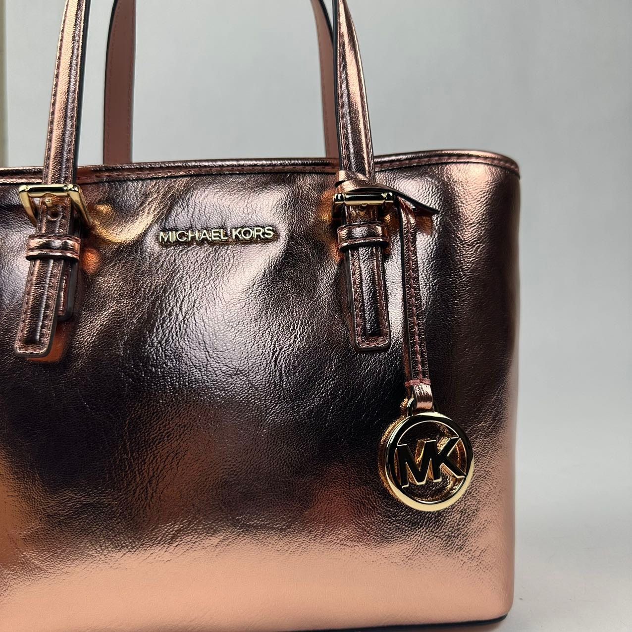 Michael Kors Michael Kors 35H3GTVT0M Jet Set Travel XS Metallic Size ONE SIZE - 7 Thumbnail