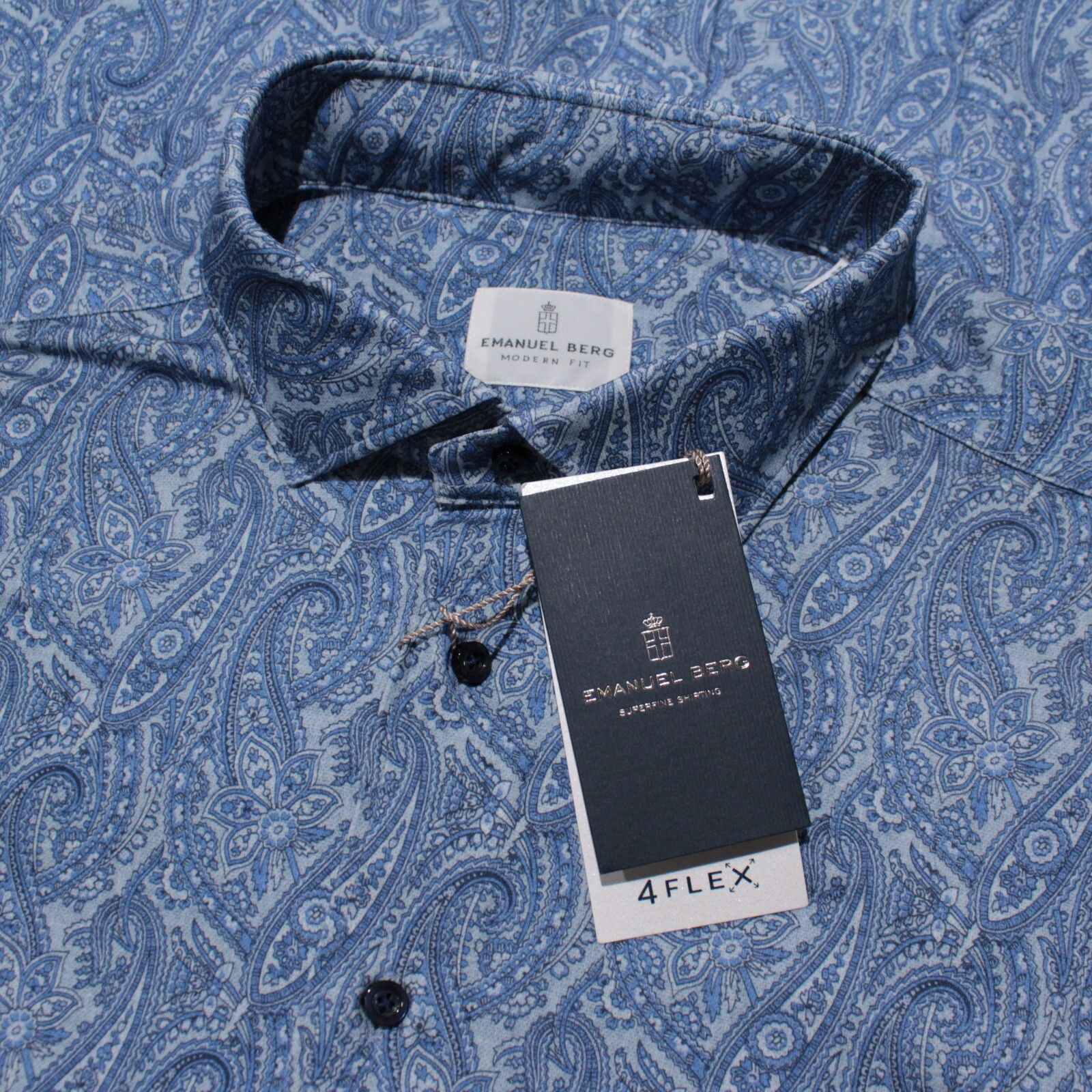 Other Emanuel Berg New with tags Shirt Size XL US In Blue Size US XL / EU 56 / 4 - 1 Thumbnail
