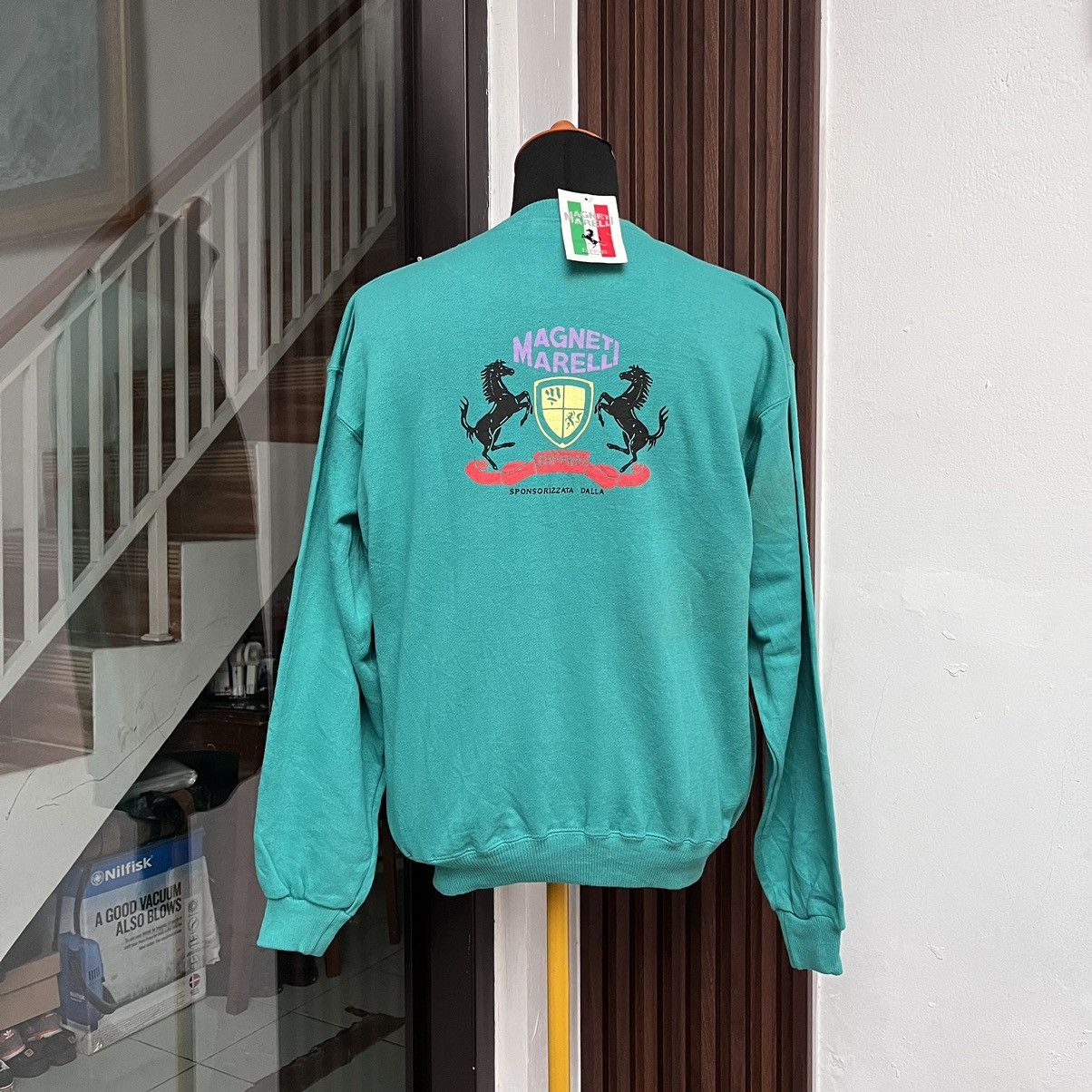 Ferrari × Sports Specialties Dead Stock 90s Magneti Mareli Ferrari Sweatshirt Size US L / EU 52-54 / 3 - 1 Thumbnail