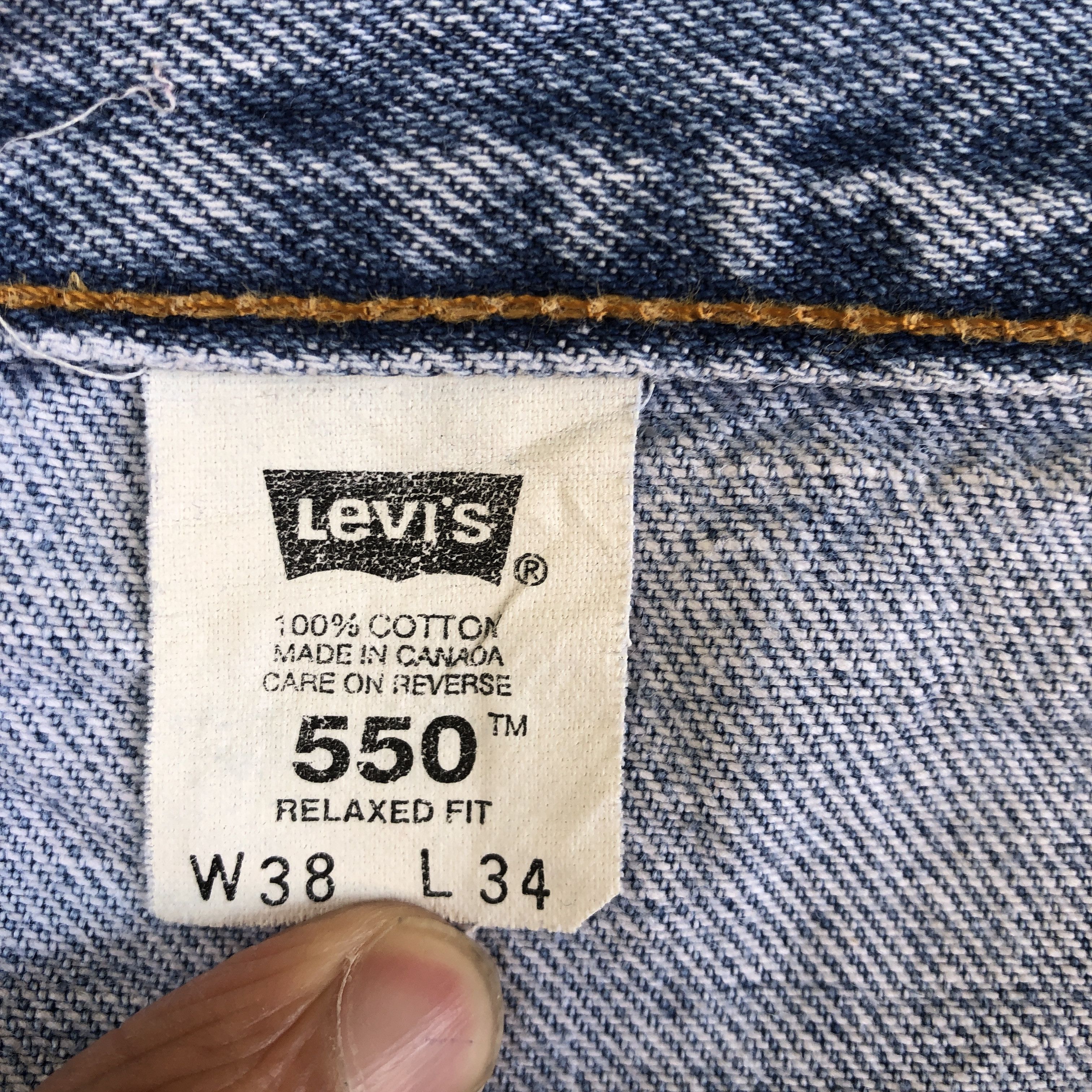 Levi's Vintage Levi's 550 Distressed Blue Jeans Denim Pants Size US 36 / EU 52 - 9 Thumbnail