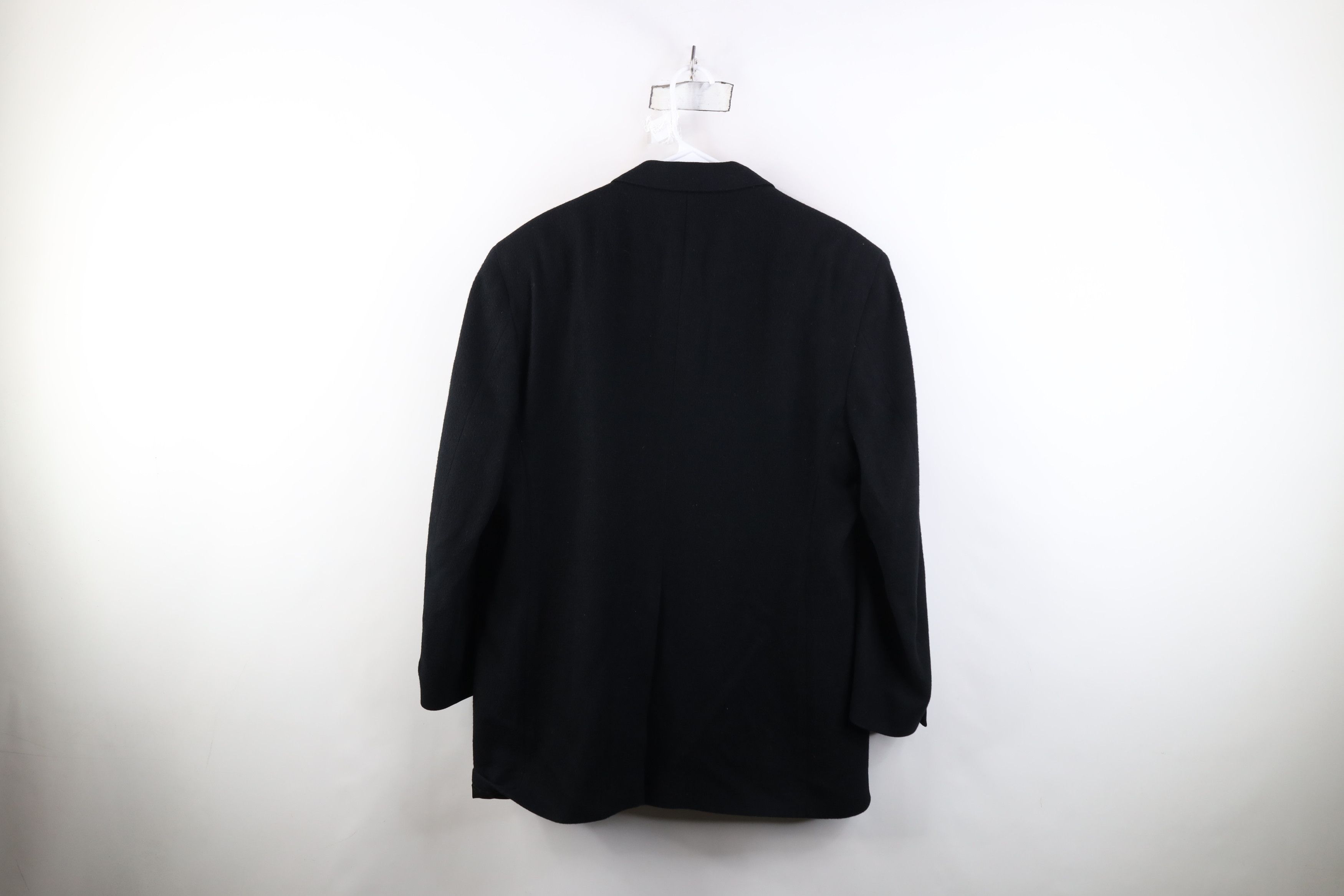 Vintage Vintage 90s Streetwear 2 Button Suit Blazer Jacket Black USA Size US XXL / EU 58 / 5 - 14 Thumbnail