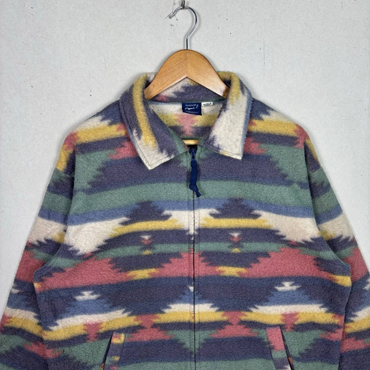 Native Vintage Gavial Navajo Aztec Jacket Full Zipper Native Style Size US L / EU 52-54 / 3 - 3 Thumbnail