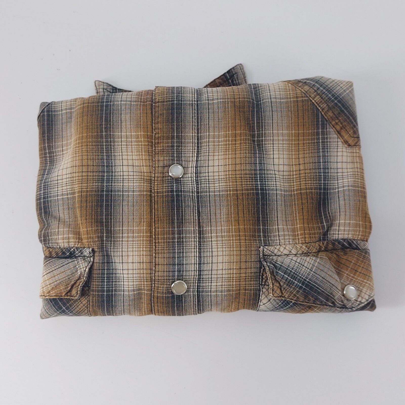 U.S. Expedition US Expedition 100% Cotton Mens Pearl Snap Shirt S Plaid Size US S / EU 44-46 / 1 - 4 Thumbnail