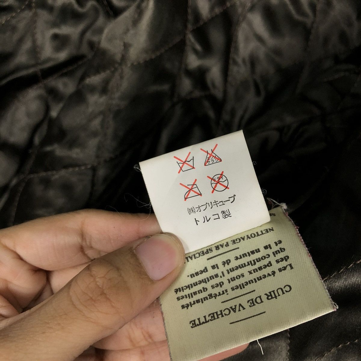 Japanese Brand VINTAGE CROPPED BIKER LEATHER JACKET CHEVIGNON ISSEY MIYAKE Size M / US 6-8 / IT 42-44 - 20 Thumbnail