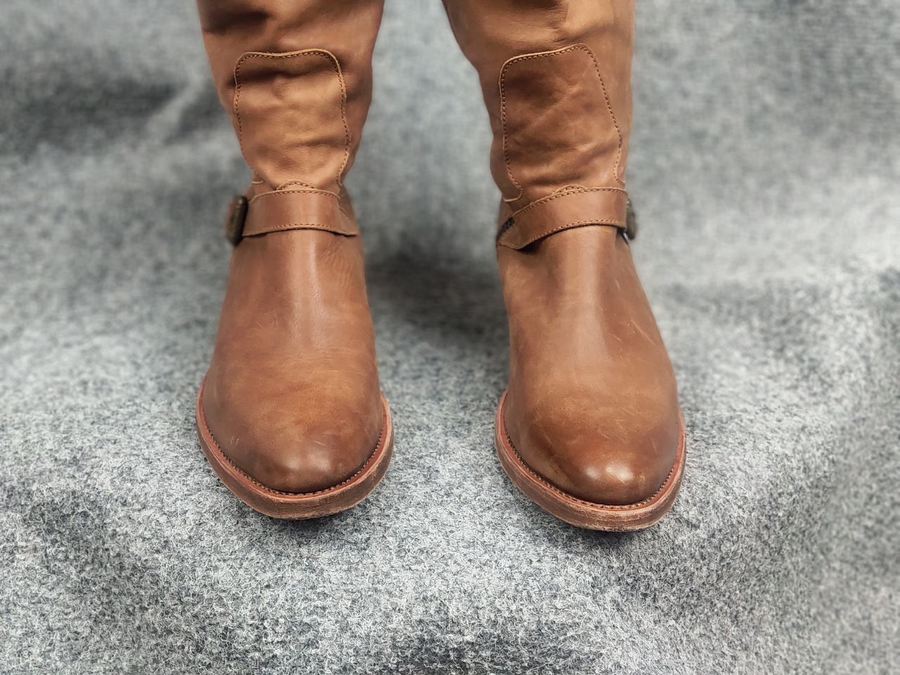 Sancho Boots Sancho Boots 9204 brown leather knee high zip Shoes Vintage Size US 10 / IT 40 - 5 Thumbnail