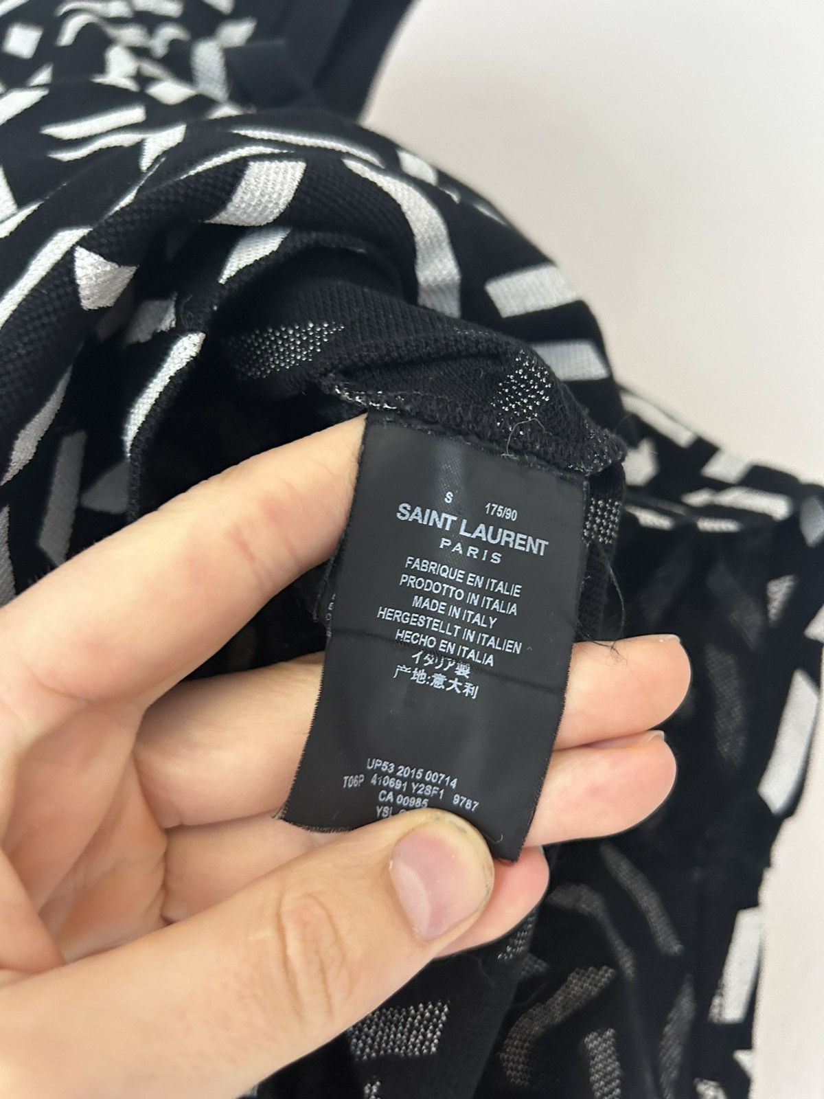 Saint Laurent Paris SS15 Polo Shirt Size US M / EU 48-50 / 2 - 3 Thumbnail