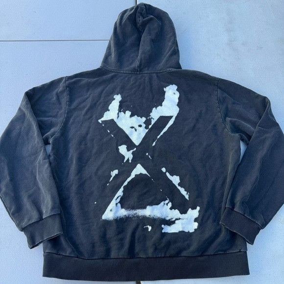 Designer × No Vacancy Inn NEW NO VACANCY INN BLACK CANCELLED FLAMING X HOODIE SZ LARGE Size US L / EU 52-54 / 3 - 2 Thumbnail
