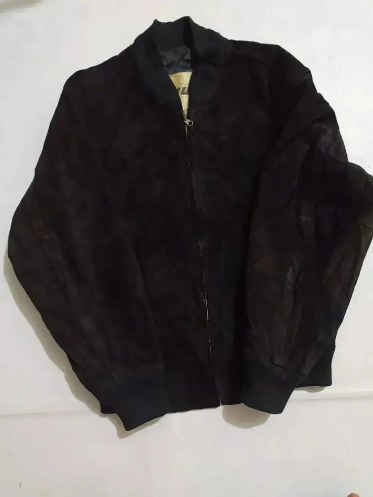 Japanese Brand JunMen Japan Suede Bomber Jacket Size US M / EU 48-50 / 2 - 5 Thumbnail