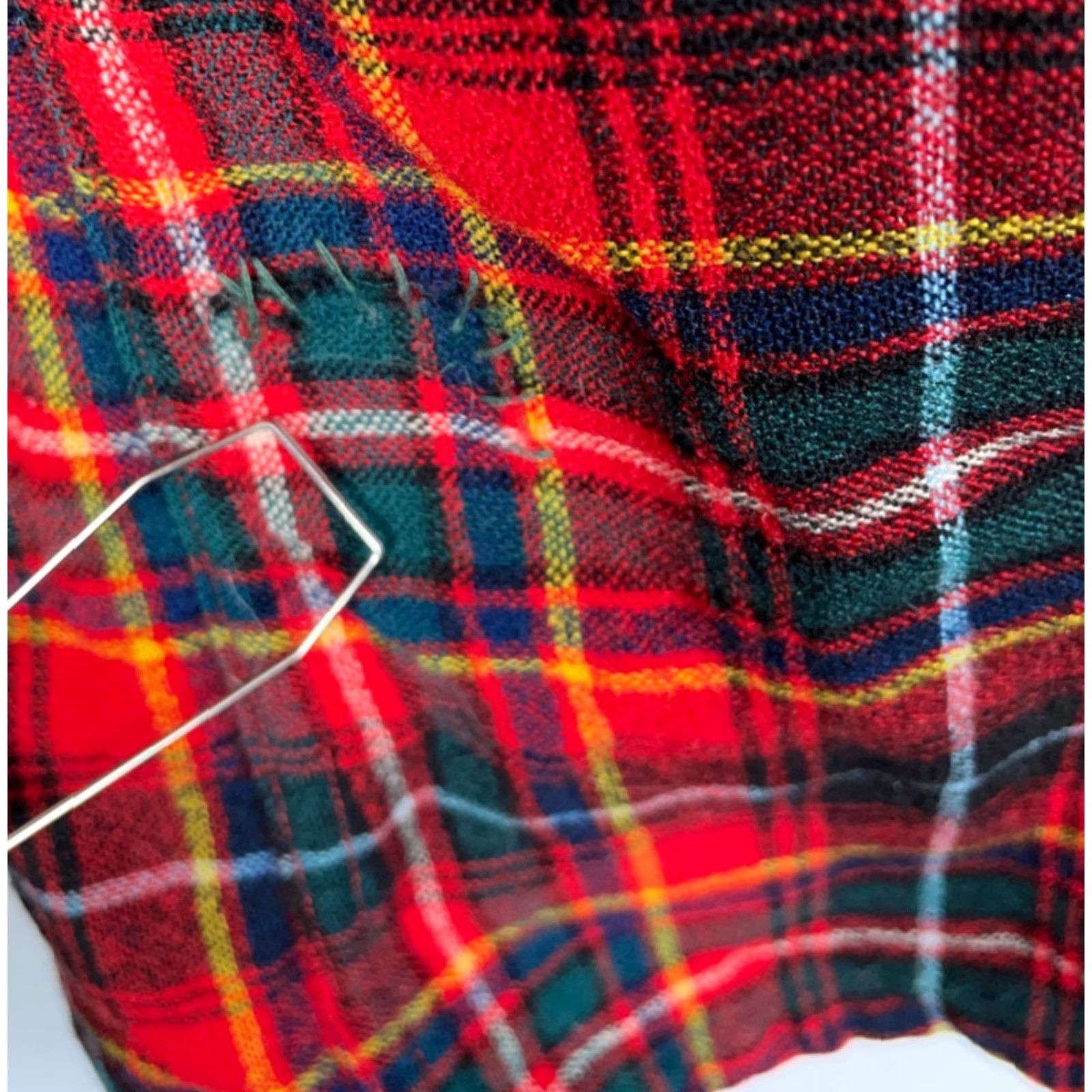 Pendleton VINTAGE Pendleton Board Shirt Wool Red Plaid 70s 60s 70s Grunge Button-Up Collar Loop Collar Large Mens Wool Flannel Casual Workwear Size US L / EU 52-54 / 3 - 7 Thumbnail